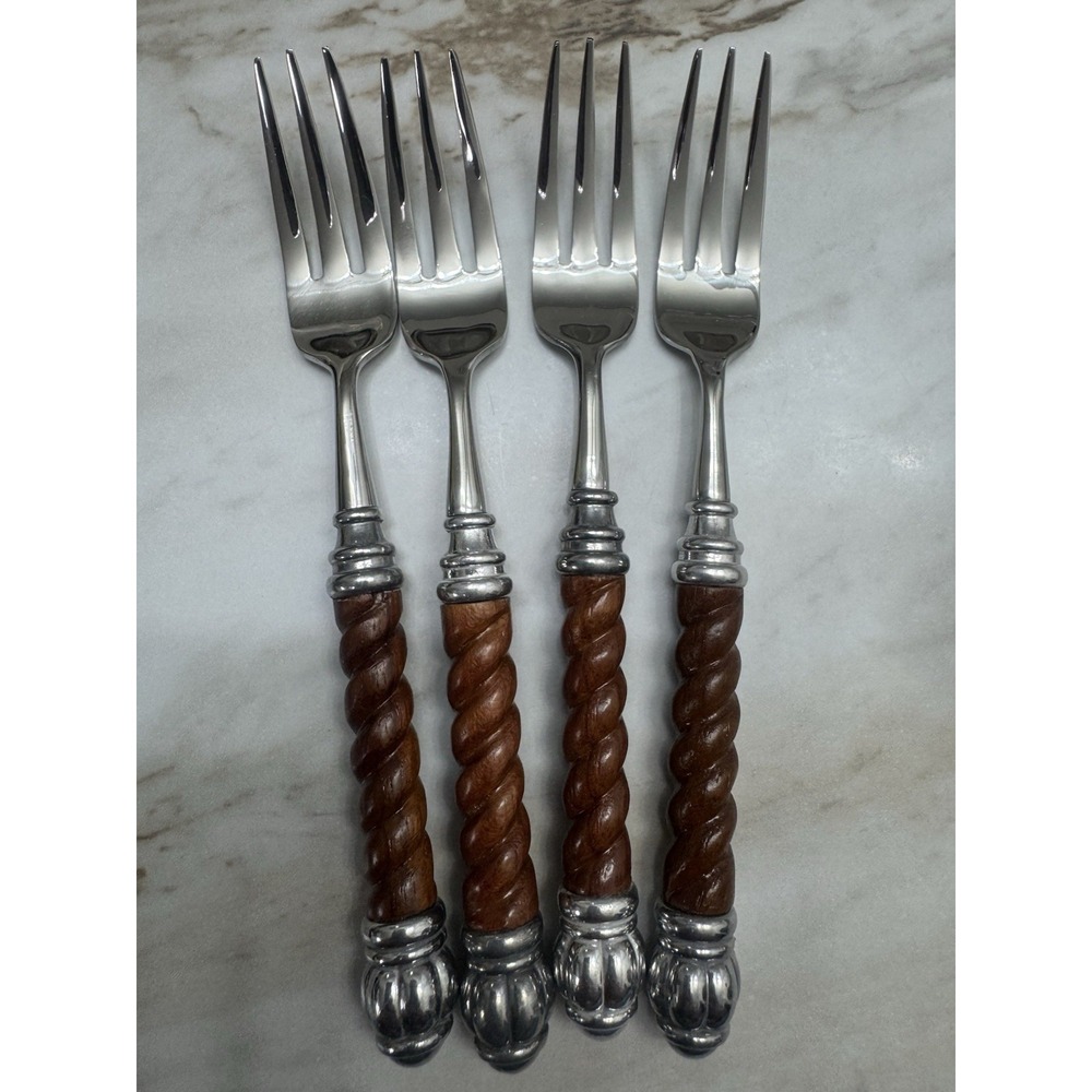 Reed and Barton Bannister Appetizer Forks Set Of‎ 4